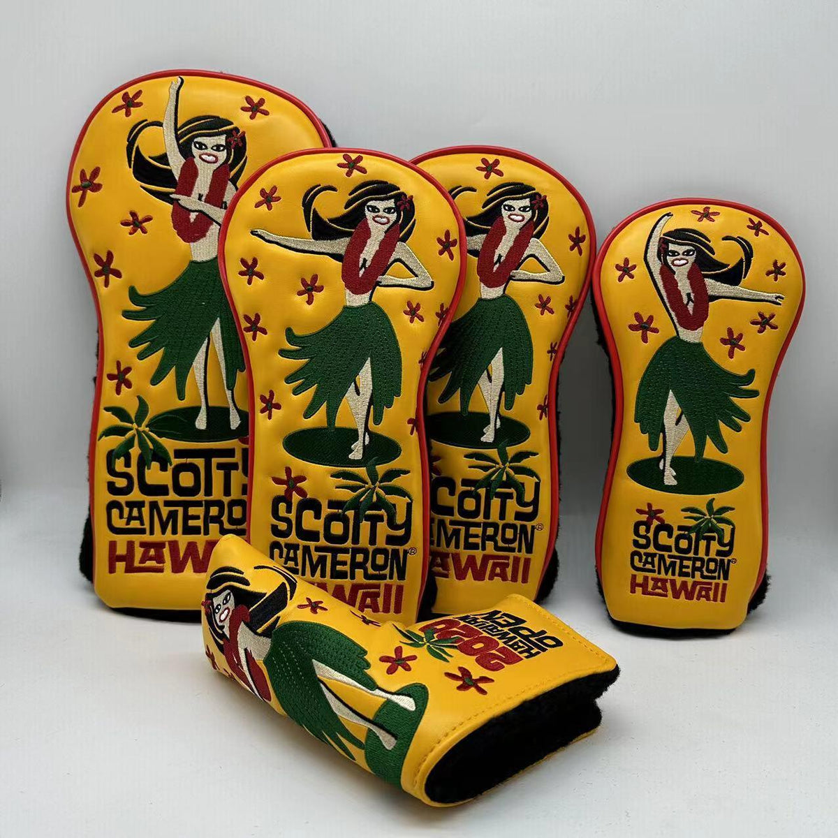 Scotty Cameron Putter Headcover 2020 Hawaiian Open Hula girl (5 Set)